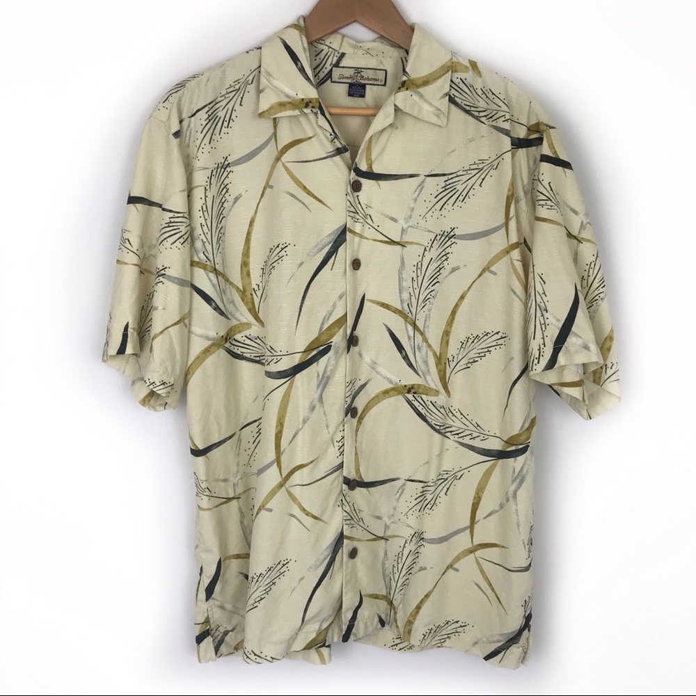 Tommy Bahama Hawaiian Silk Shirt Small
